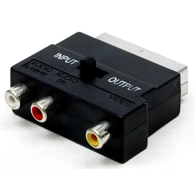 Markenprodukt Scart-Cinch-Adapter