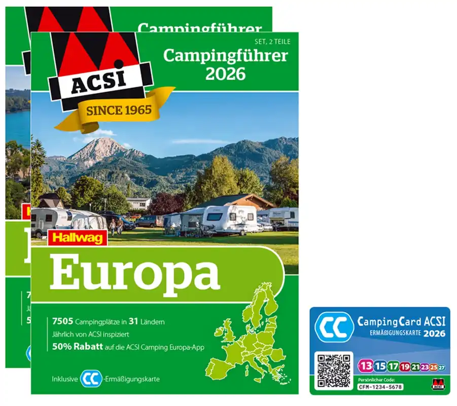 Aktuell Campingführer Europa 2026