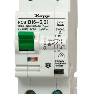 Netzsicherungsautomat FI 220 V/10 A Fi 0,03 A (entspricht der Euronorm) Maße 20 x 8 x 10 cm Bestpreis