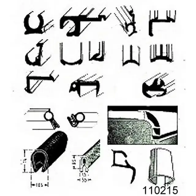 Neu Fensterprofil U-PVC weiß 27 mm lfm. Breite 27 mm