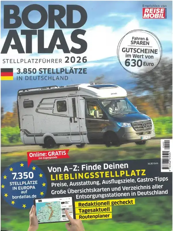 Angebot Bordatlas Stellplatzführer 2026