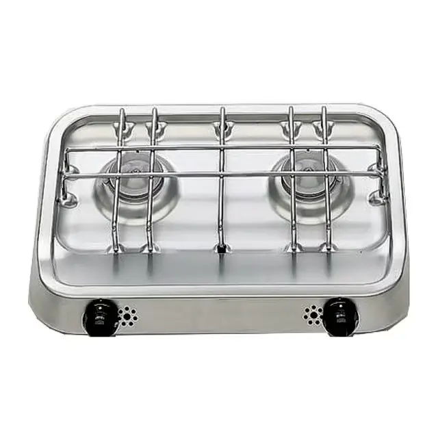 Zweiflammkocher braun Email Top-Angebot
