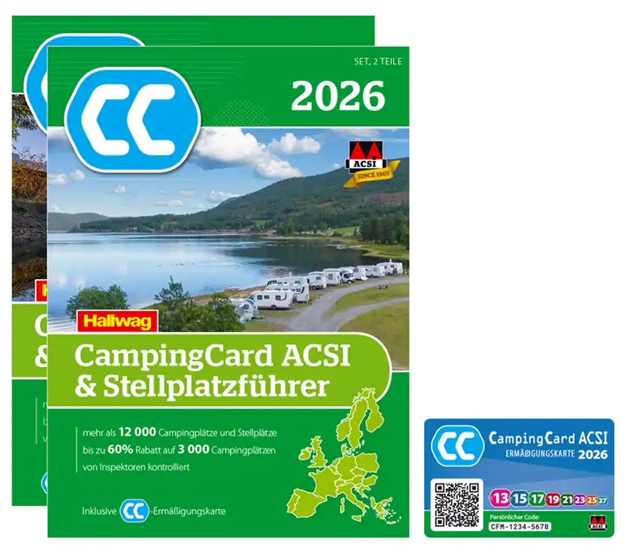Sonderaktion CampingCard & Stellplatzführer 2026