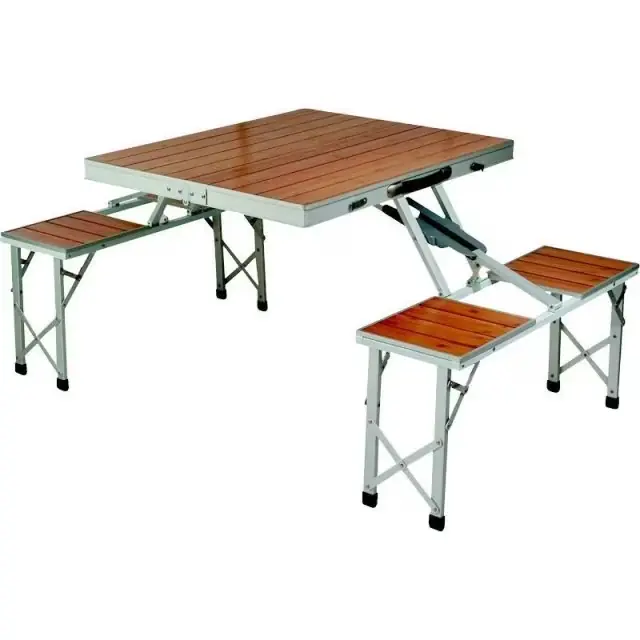 Billig Bambus Picknick Tisch
