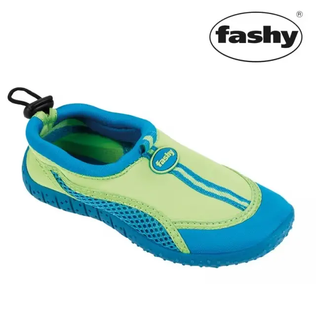 Kinder Neoprenschuh grün-türkis Abverkauf