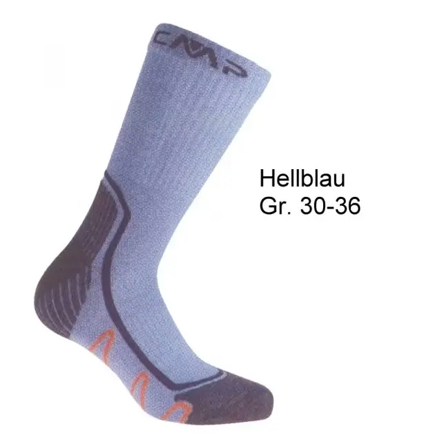 Aktuell Kinder-Trekkingsocke 34/36 hellblau