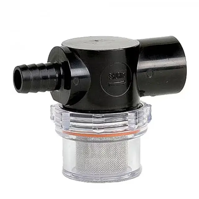 Shurflo Schraubfilter 1/2"x12 mm mit Sichtglas Beliebt