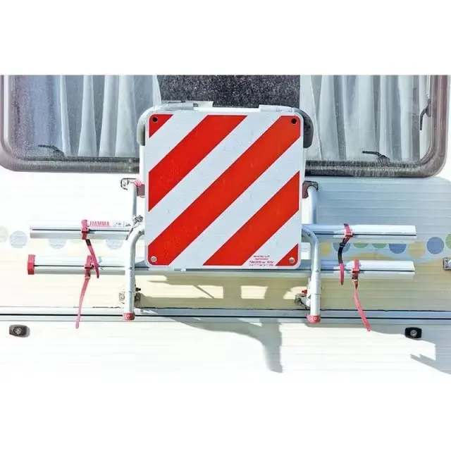 Warnschild für Italien(Pflicht!), Aluminium 50 x 50 cm Direktkauf