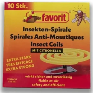 Neue Kollektion Insektenspirale extra stark 10er Pack gelb