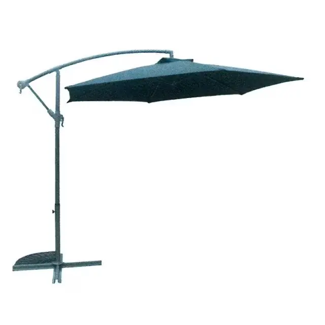 Kurbelschirm terracotta Saisonangebot