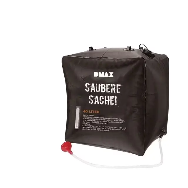 Solardusche 40 l 40 x 40 x 24 cm 0,5 kg Knallerangebot