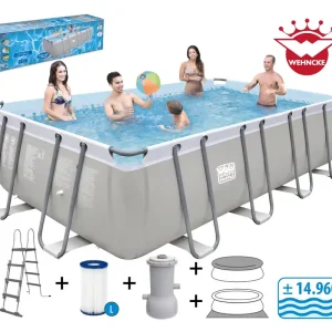 Stahlrahmenpool-Set 549 x 274 x 122 cm Top-Angebot