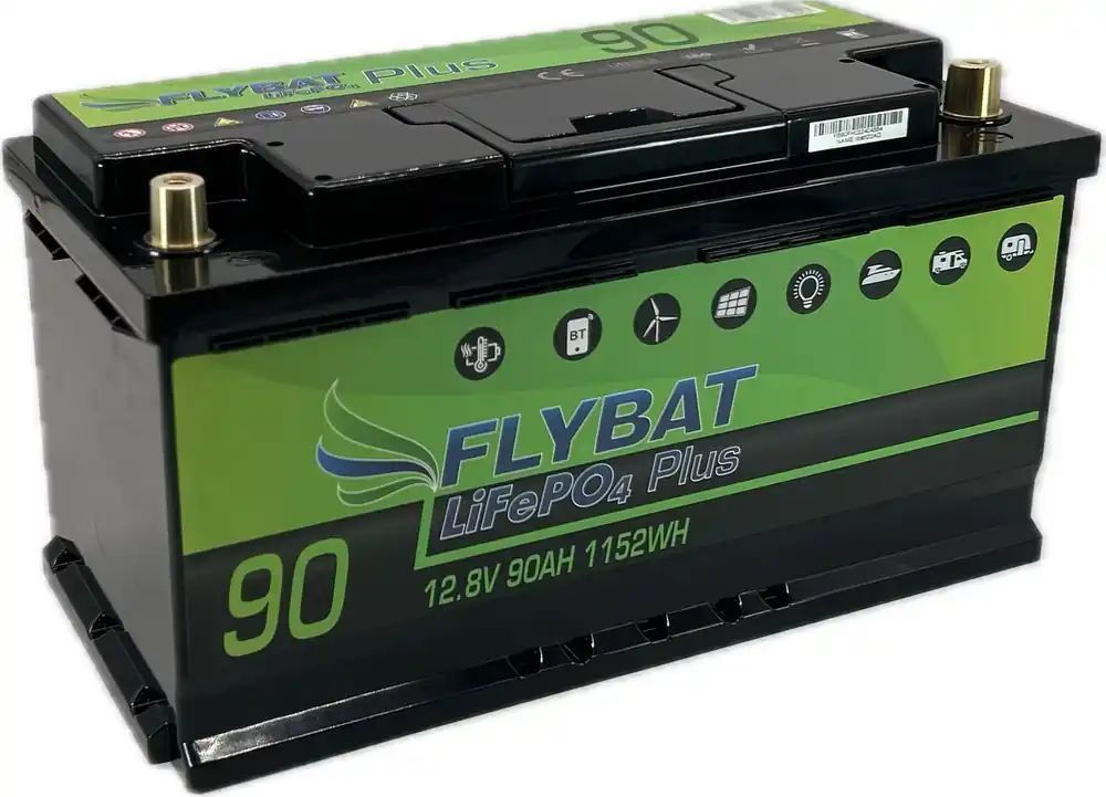 Lithium Batterie 90 Ah mit Heizung Echt