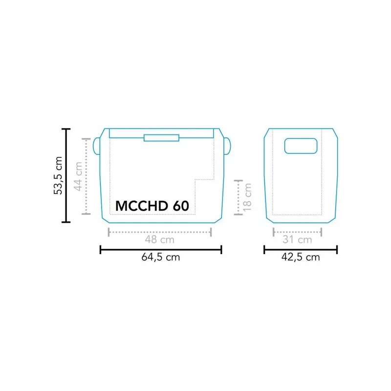 Günstig Kompressor-Kühlbox 60 heavy duty AC/DC