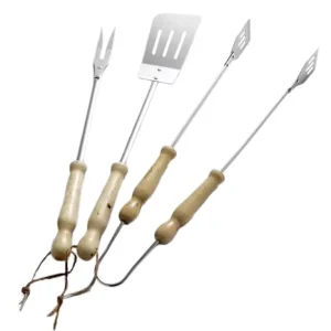 Grillbesteck verchromt 3-teilig 45 cm Kracherpreis