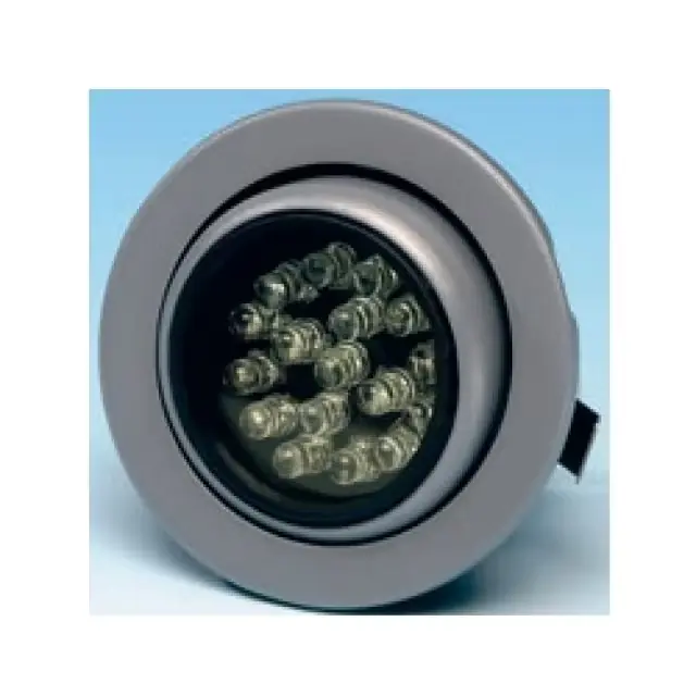 LED Einbauleuchte 17 LED schwenkbar, Farbe mattsilber Top-Seller