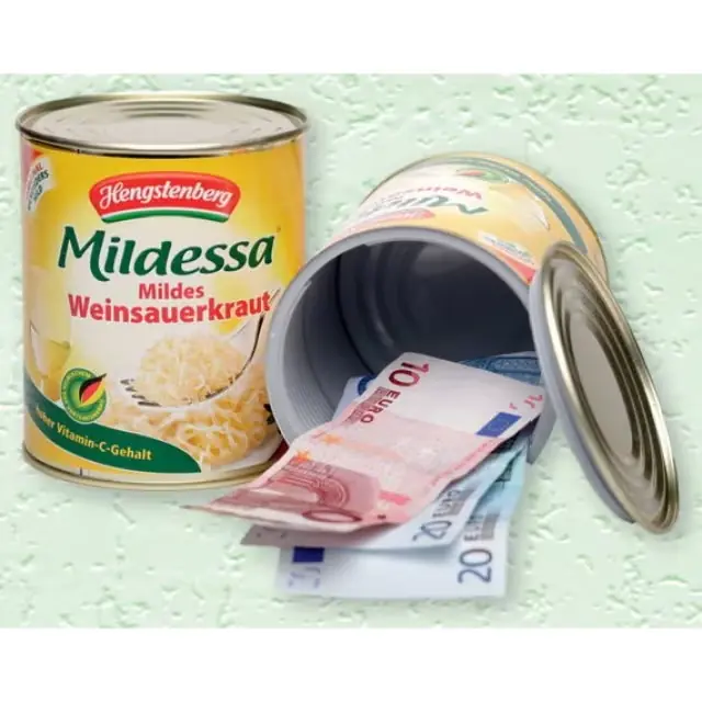 Heißes Angebot Dosensafe Konservenformat