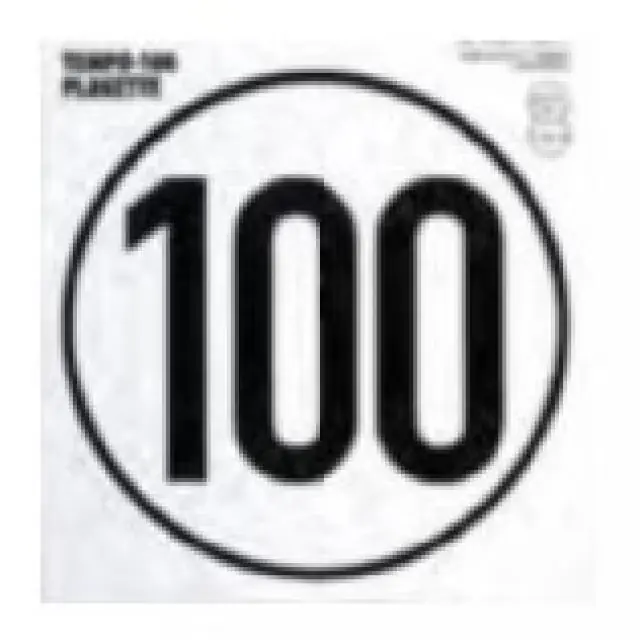 Tempoplakette 100 km/h Geprüft