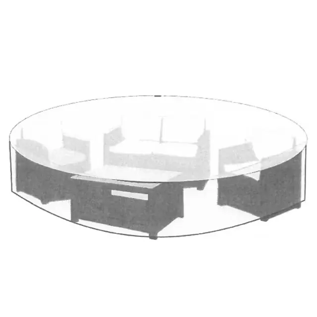 Angebot Abeckung für Lounge-Set 420D ø 200 x 160 cm