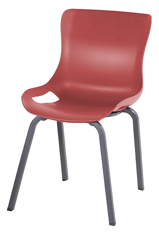 Sophie Stapelstuhl carbon black / vulcano red Direktkauf