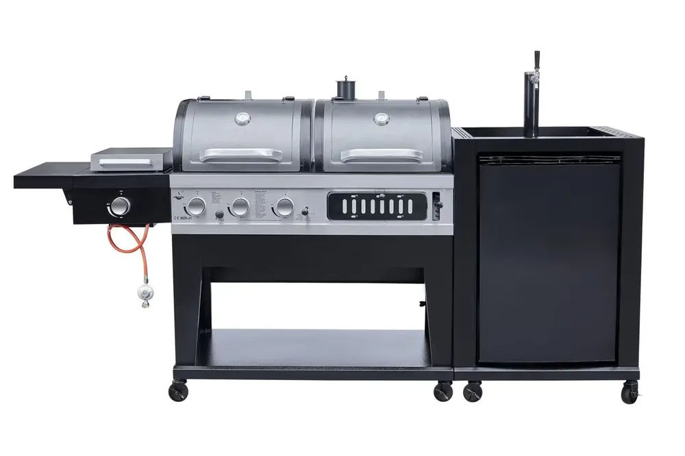 Ausverkauf 3in1 Kombigr. Infr. 900Gr. /höhenverst. Holzk. gr