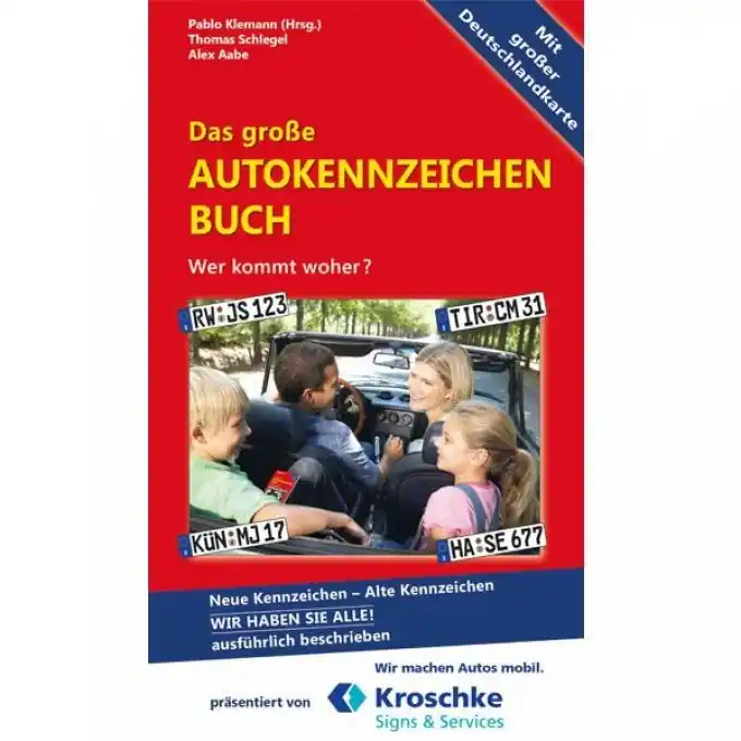 Buch Autokennzeichen Direkt Vom Hersteller