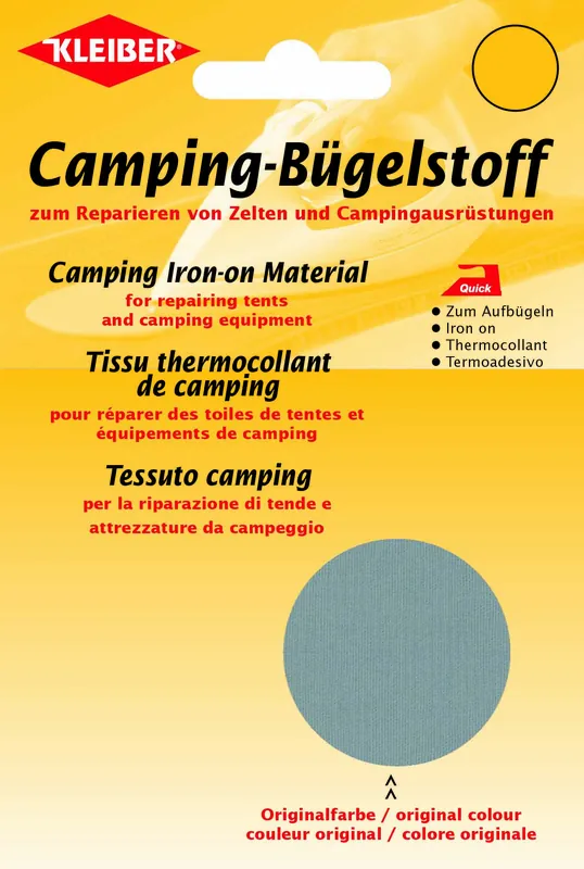 Kleiber Camping-Bügelstoff aus Original-Zeltstoff Preiswert