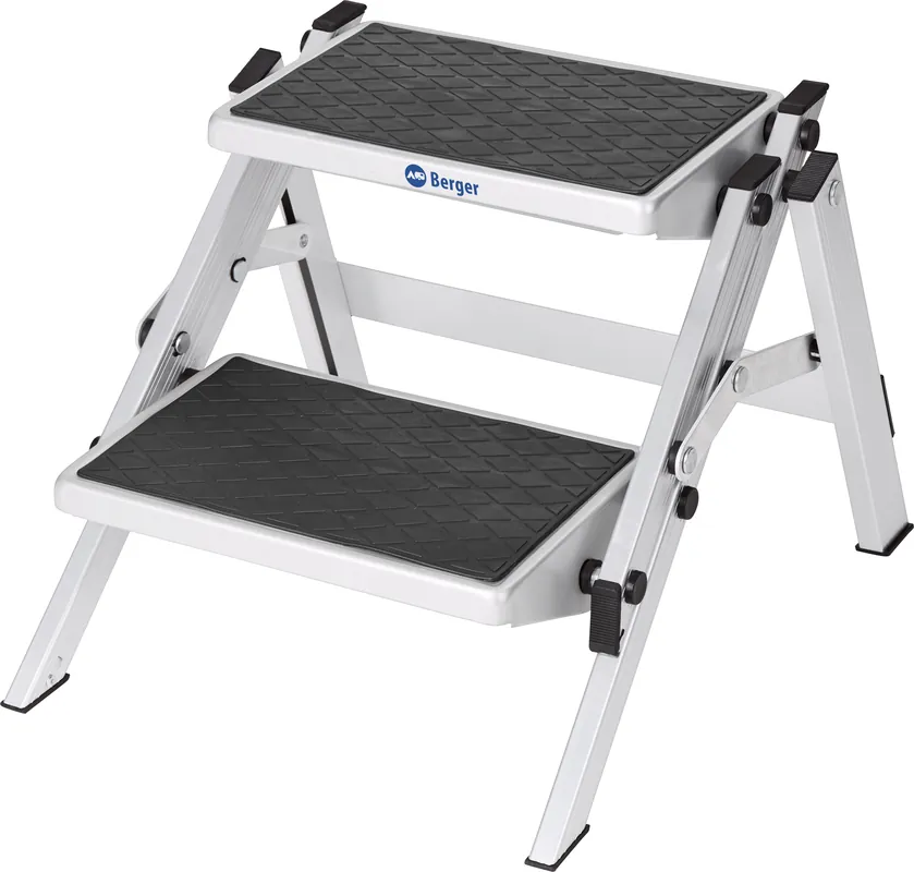 Berger Doppeltrittstufe klappbar aus Aluminium (Höhe 40 cm) Angebot