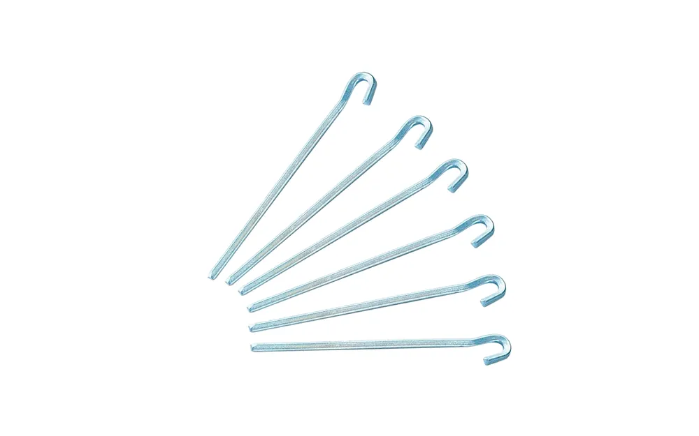 Neu Im Sortiment Berger Dreikant Zelthering aus Stahl für extrem harte Böden, 6er-Pack