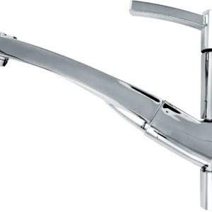 Rabatt Comet Capri Einhebelmischer mit ausziehbarer Dusche Picchina und Mikroschalter chrom