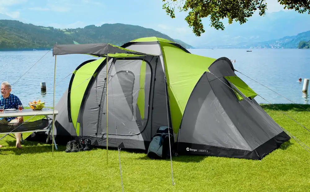 Berger Liberty 4 Familienzelt für 4 Personen Begrenztes Angebot