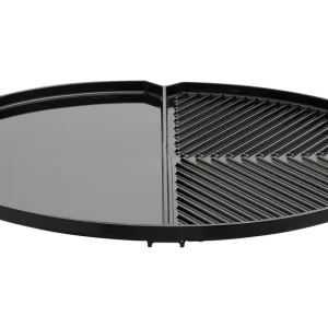 Highlight Cadac Grillplatte geteilt für Gasgrill Carri Chef 50 / 2 oder Citi Chef 50