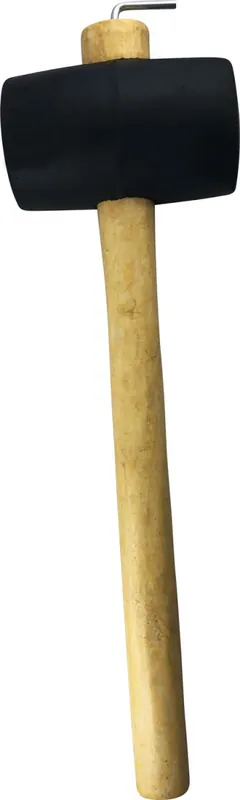 Top-Preis Berger Gummihammer aus Holz mit Heringsauszieher