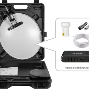 Bestpreis Megasat Mobile Sat-Anlage mit HD Receiver im Campingkoffer