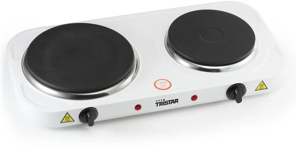 Aktuell Tristar Doppelkochplatte weiß 2500 W