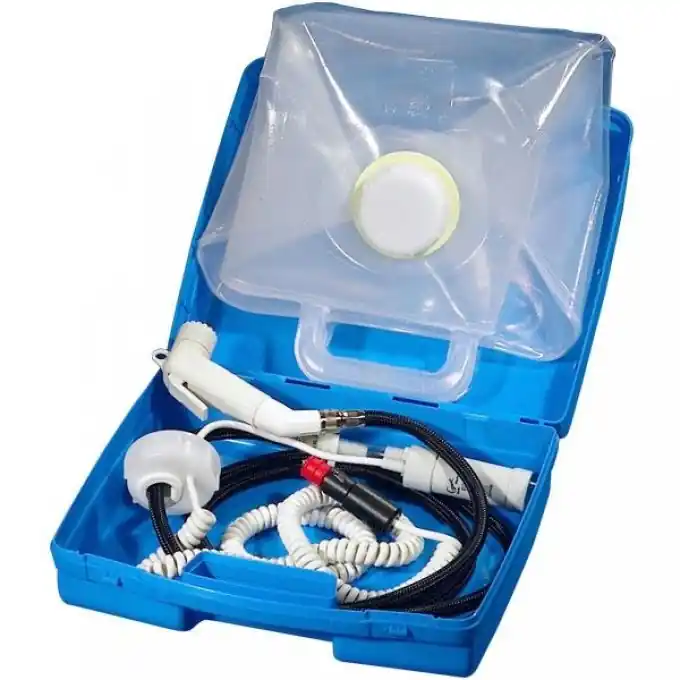 Comet Kofferdusche 12 V mit Faltkanister und Tauchpumpe 20 Liter Markenware