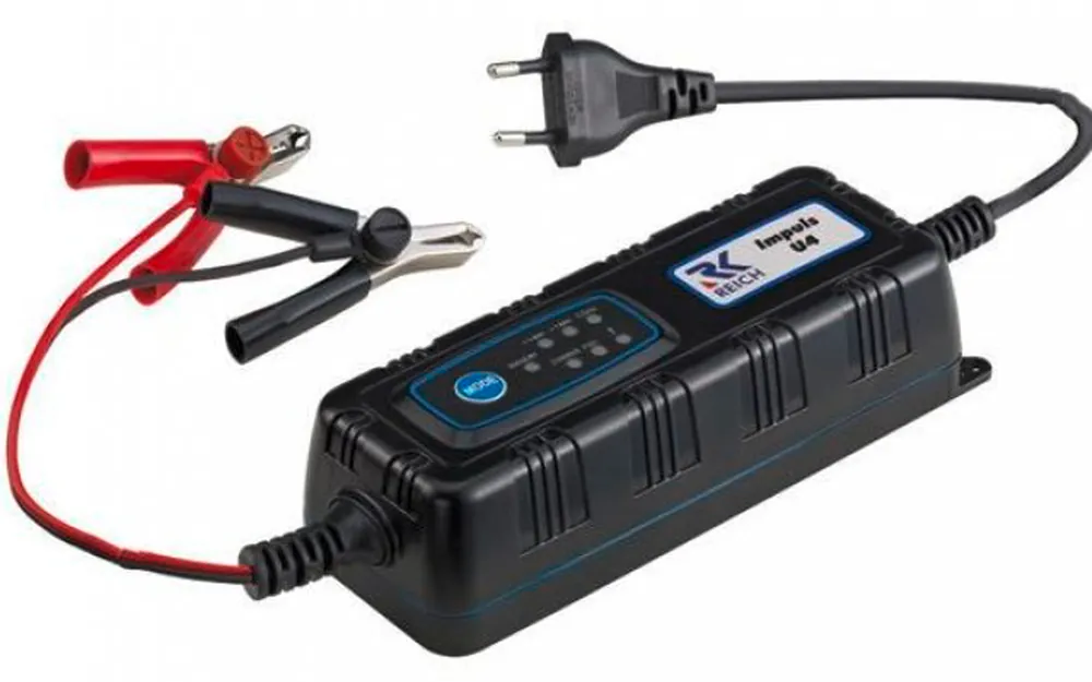 Neue Kollektion Reich Charger U4 12-V-Batterieladegerät 0,8/4 A für Nass-, Gel- und AGM-Batterien
