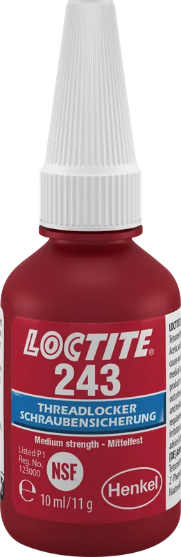 Henkel Loctite 243 Gewindesicherung mittelfest für alle Metalle 5 ml Abverkauf