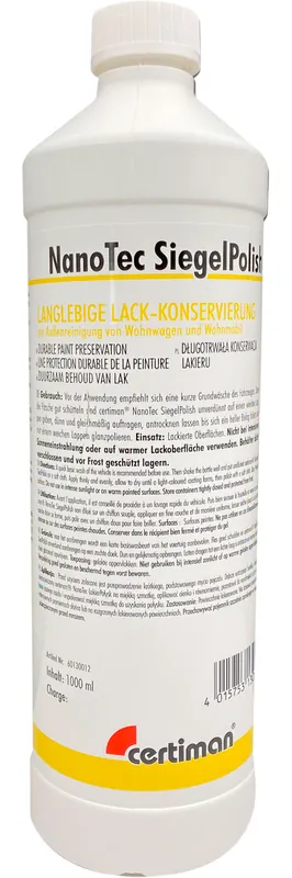 Billig Certiman NanoTec SiegelPolish 1 Liter