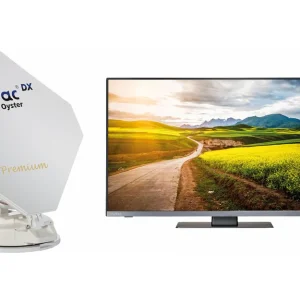 Ten-Haaft Sat-Anlage Cytrac DX Premium inkl. Fernseher Oyster TV Schneller Versand
