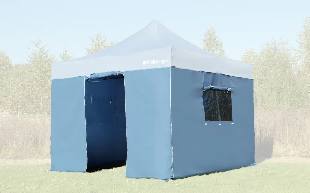 Markenware Berger Seitenwand-Set für Faltpavillon