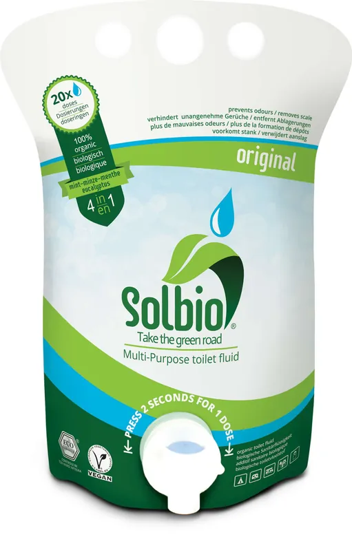 Solbio Original Sanitärflüssigkeit biologischer Sanitärzusatz Eukalyptus Minze Wochenendangebot