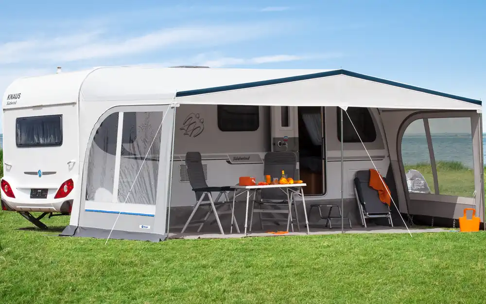 Günstig Berger Solera Lux II Sonnenvordach für Wohnwagen