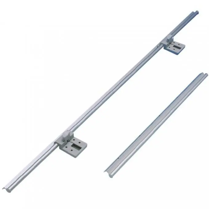 Markenprodukt Fawo Tischgleitschiene Setverpackung silber/grau