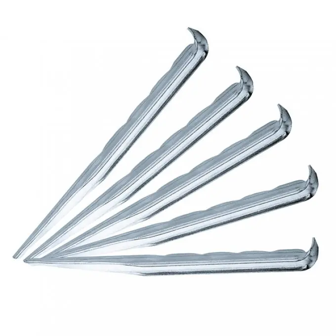 Preiswert Berger Trekking Zelthering 18,5 cm aus Aluminium für harte Böden, 5er-Pack