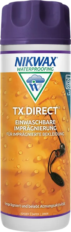 Must-Have Nikwax Wasch In TX Direct Einwaschbare Imprägnierung 300 ml