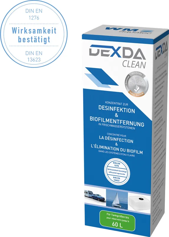 Neuheit WM Aquatec Tankreinigung und Tankdesinfektion