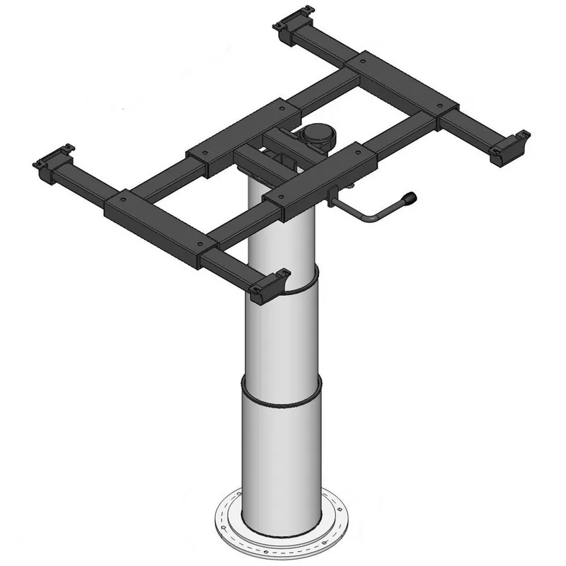 Expressversand Liftsäule mit x/y Verschiebung und Verdrehung