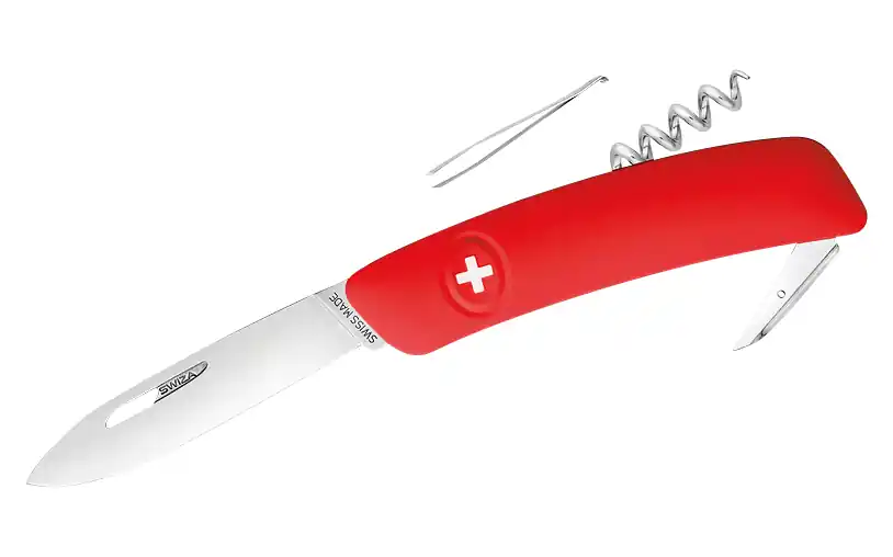 Ausverkauf Swiza Outdoormesser rot