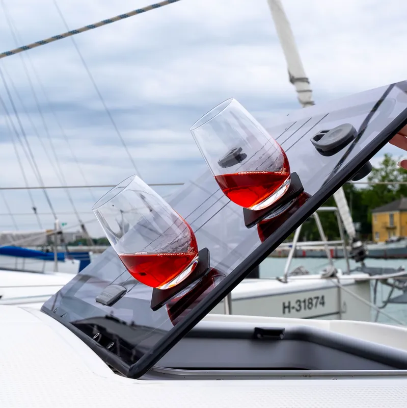 Knallerangebot Silwy Magnet-Kristallgläser mit Untersetzer 4-tlg. (400 ml)